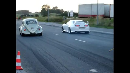 Vw Beetle vs. Toyota Supra