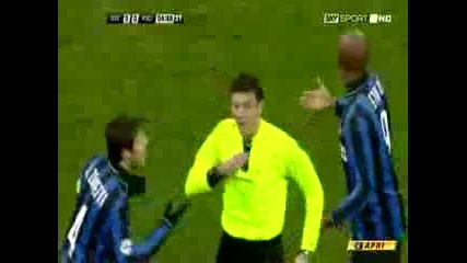 Inter - Fiorentina 1 - 0 - Diego Milito Penalty Goal & Match Highlights - November 29 2009 - [hq]