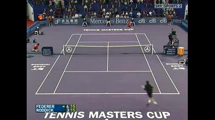 Masters Cup 2007 : Федерер - Родик