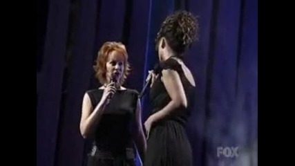 Kelly Clarkson & Reba Mcentire Does He Love You Превод Live American Idol Special Las Vegas 