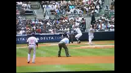 New York Yankees v.s. Cleveland Indians A - Rod hits David Huf 