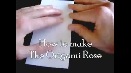 How to make the Origami Rose