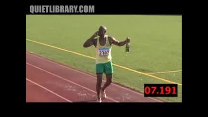 Usain Bolt Празнува Рано...много Рано