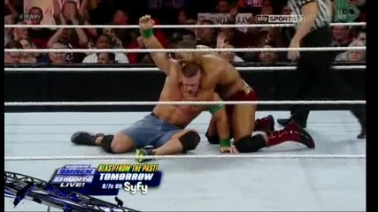 Wwe Raw 09.04.12. John Cena vs. David Otunga