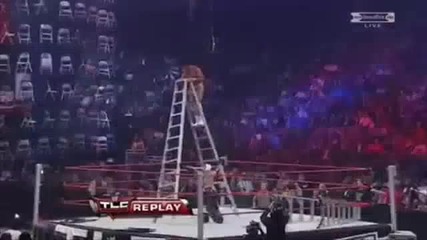 Rey Mysterio vs Alberto Del Rio vs Edge vs Kane Highlights Wwe Tlc 2011