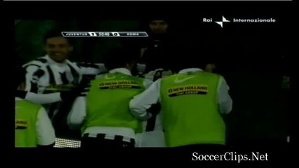 Juventus vs Ac Roma 1 - 0 Alessandro Del Piero goal