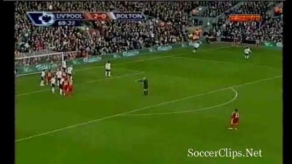 Liverpool 2 - 0 Bolton Davies avto gol 