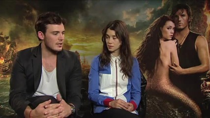 We talk to Sam Claflin and Astrid Berges-frisbey from Pirates of the Caribbean On Stranger Tides!