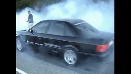 800hp Audi c4 vs Chevy Nova 900hp