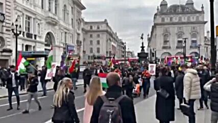 Протест в Лондон
