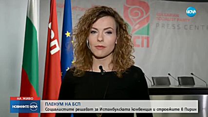 Социалистите решават за Истанбулската конвенция и строежите в Пирин