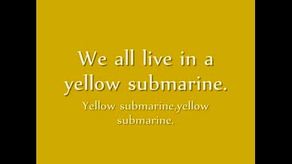 The Beatles - Yellow Submarine [lyrics]