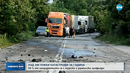 Над 200 тежки катастрофи за година у нас