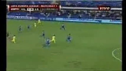 Виляреал - Левски 1:0 Гол на Нилмар