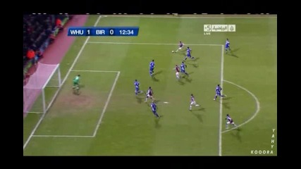 Уест Хям - Бирмингам 1 - 0 гол на Ноубъл