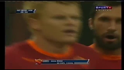 Inter 0 - 1 As Roma (goal Riise) 