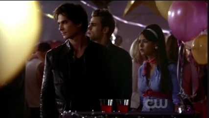 Damon invites Elena to dance