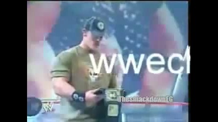 Wwe Raw 2005 John Cena Vs Chris Jericho Your Fired Match Wwe Championship Part 1