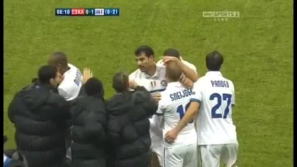 Cska Moscow 0 - 1 Inter (sneijder)