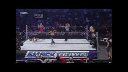 Wwe Smackdown 07.05.10 - Tiffani & Kelly Kelly vs. Laycool 