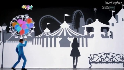 [sbs Gayo Daejun] Dramatic Blue - Tearfully Beautiful [english subs, Romanization & Hangul]