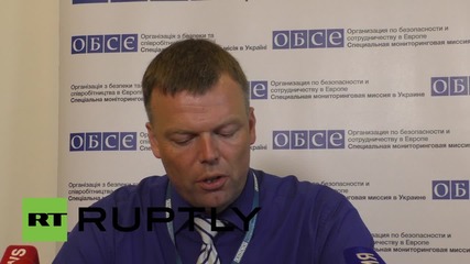 Ukraine: "Heavy weapons spotted in gov-controlled areas"- OSCE chief