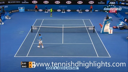 Новак Джокович - Милош Раонич ( Australian Open 2015 )