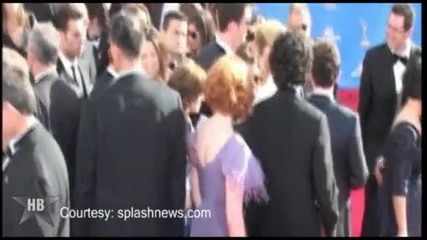 Christina Hendricks dare to bare dress 