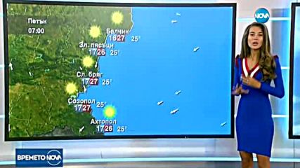Прогноза за времето (24.08.2017 - централна емисия)
