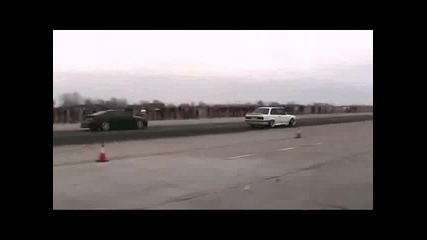 Bmw E30 vs Opel Calibra turbo 4x4 (udy) Drag Racing Kiskunlachaza 2010 