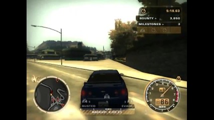 Nfs Most Wanted Walktrough Blacklist:15 ; Doing some bounty