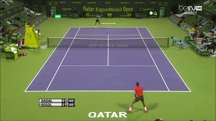 Nadal vs Rosol - Doha 2014