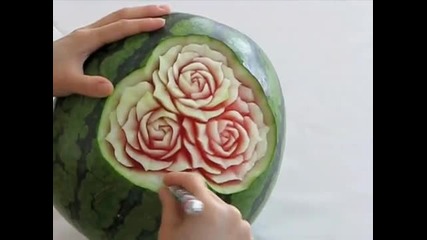 Рисуване върху диня