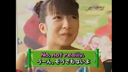 Ayaka`s Surprise English Lesson - Tsuji Nozomi (2002 - 09 - 09) w/ Morning Musume 