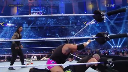 The Shield vs Kane & New Age Outlaws - Wrestlemania 30 April 6th, 2014
