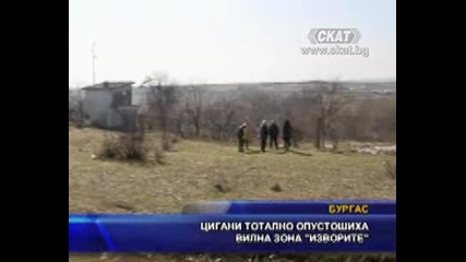 Цигани-мародери опустошиха вилна зона " Изворите "