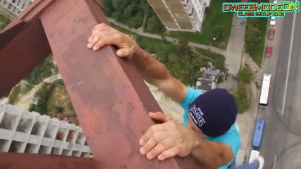 Ненормална тренировка на 150 метра височина