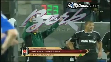 Hjk Helsinki 0 - 4 Besiktas (europa League) .. Goal .. 0 - 2 Guti .. 
