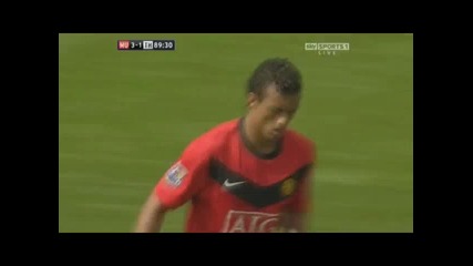 Luis Nani vs Tottenham Home 09 - 10 