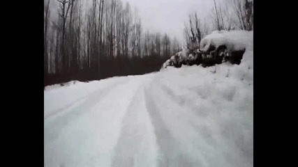 Ken Block Drift new Ford Fiesta 2011 on Snow and Ice Hd 