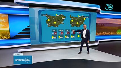 Прогноза за времето (05.08.2024 - следобедна емисия)
