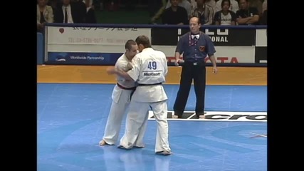 Dimitrov vs. Gudauskas 9th World Karate Championship Quarterfinal2