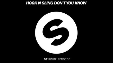 *2013* Hook N Sling - Don't you know ( Original mix )