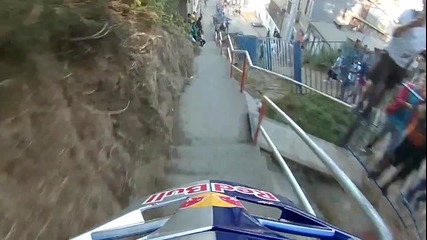 Winning run in an Insane urban downhill