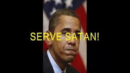 Барак Обама изрича Служи на сатаната ! - реверсивна подсъзнателна реакция 