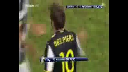 Champions League Juventus Vs Zenit 1 - 0 Goal Del Piero.avi