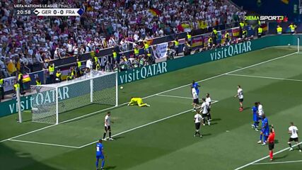 Германия - Франция 0:1 /първо полувреме/