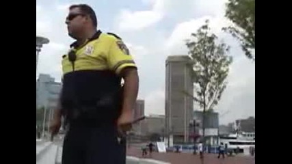 Baltimore cops V.s. skateboarder