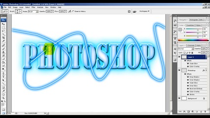 Photoshop Cs3 Tutorial - Wallpaper Text pt.2