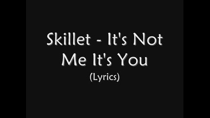 Skillet - It's Not Me It's You